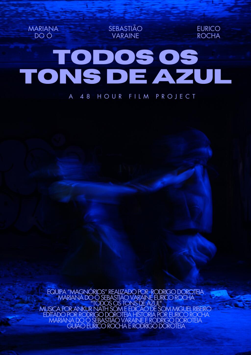 Filmposter for Todos os tons de azul 